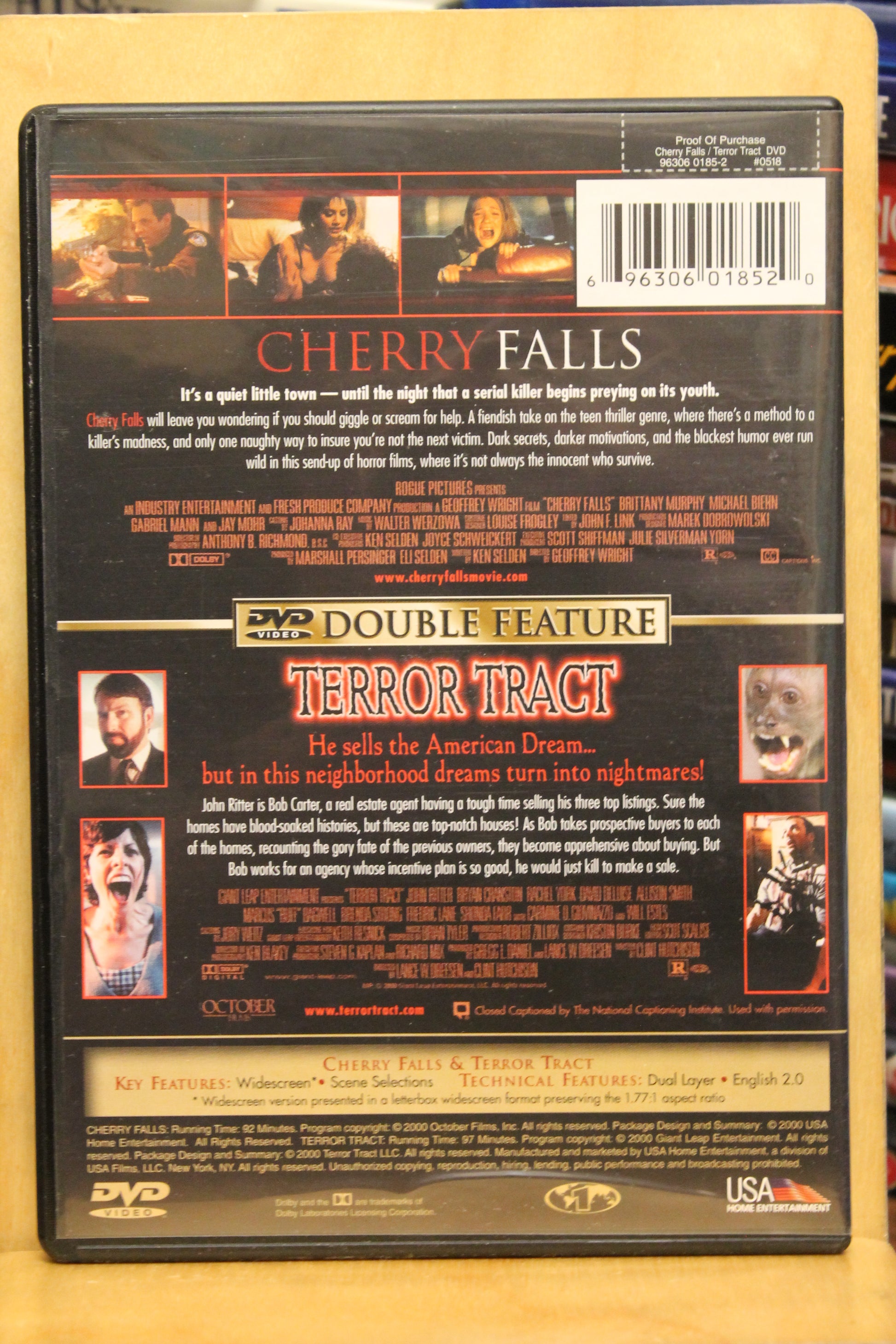 Cherry Falls / Terror Tract DVD