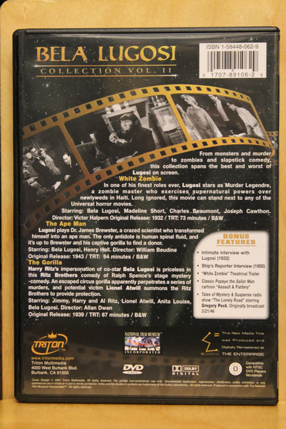 Bela Lugosi Collection Vol. II DVD