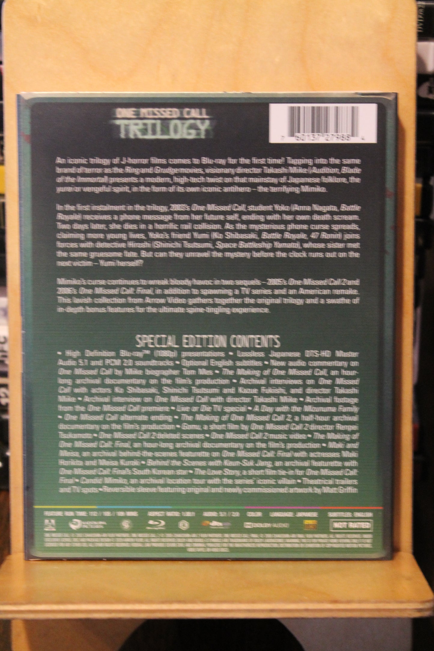 One Missed Call Trilogy Blu-ray