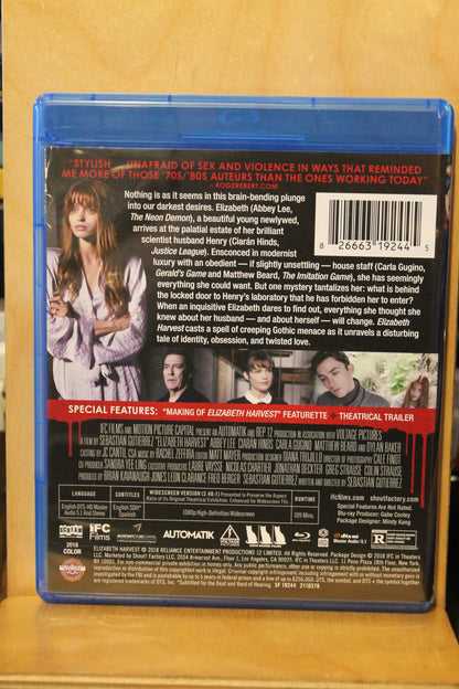 Elizabeth Harvest Blu-ray