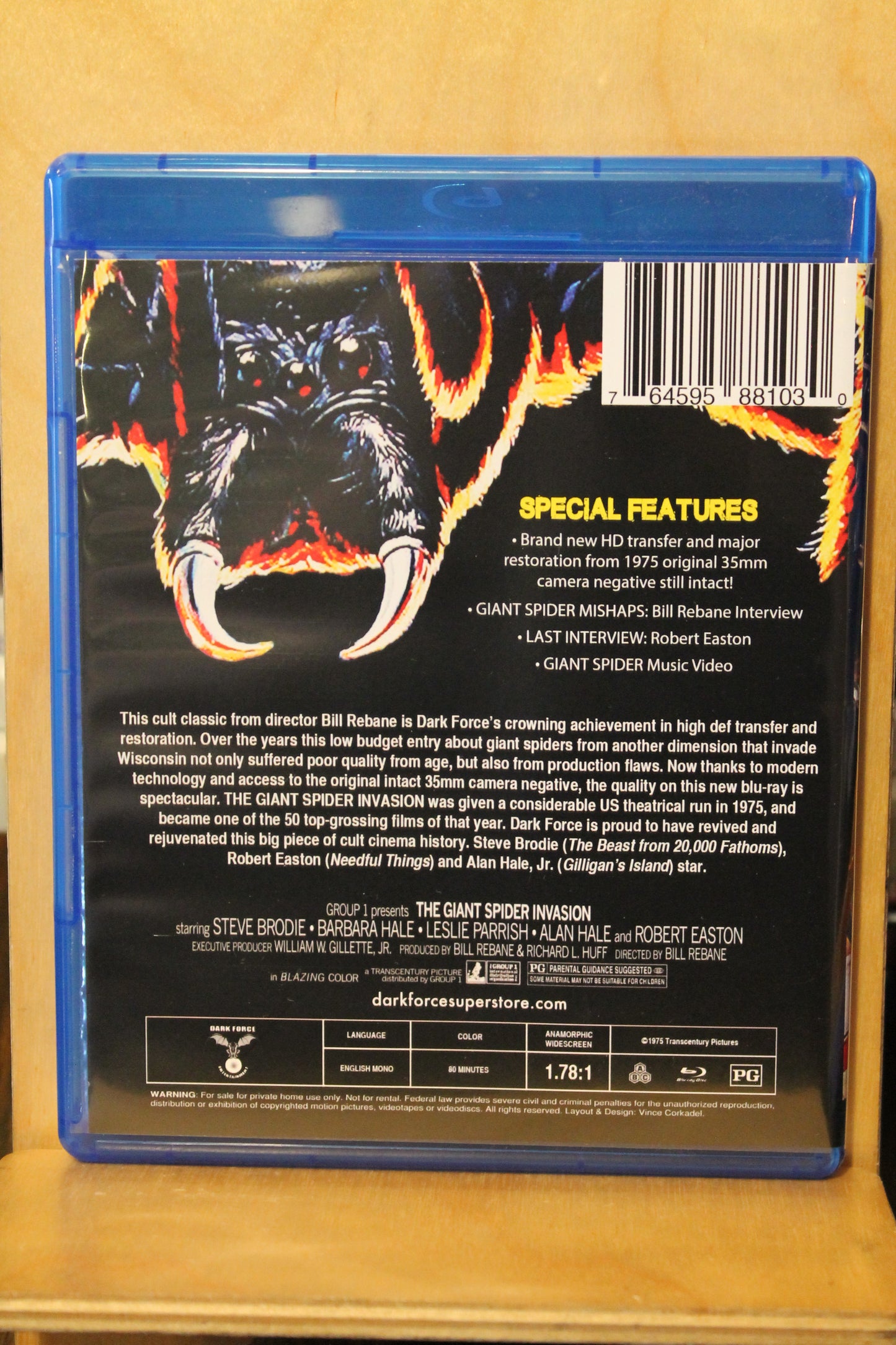 The Giant Spider Invasion Blu-ray