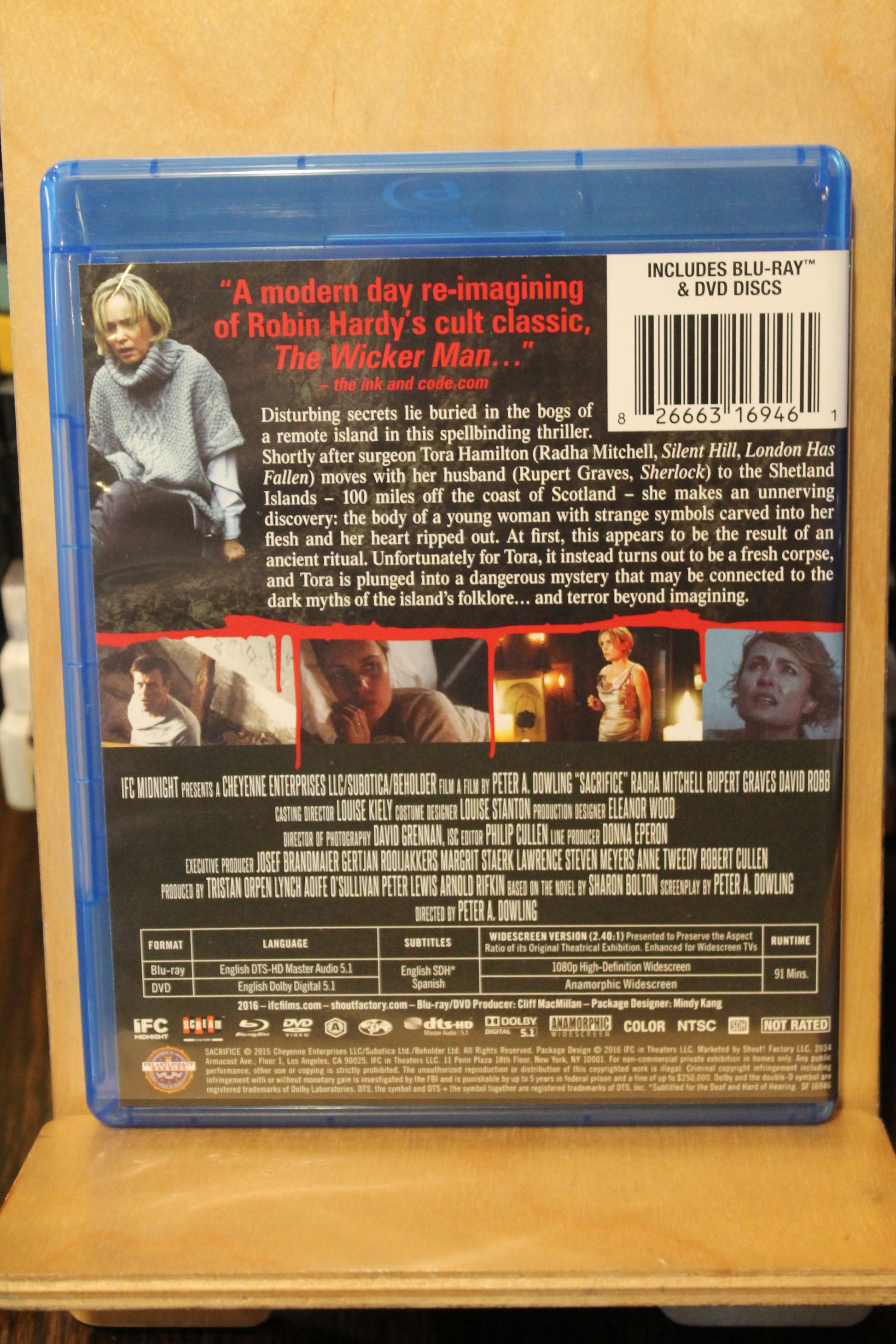 Sacrifice Blu-ray