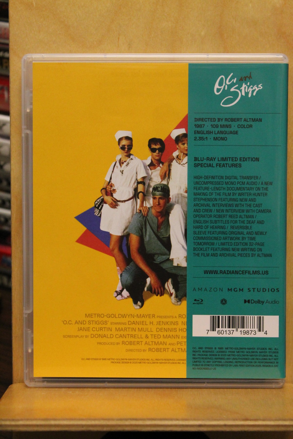 O.C. and Stiggs Blu-ray