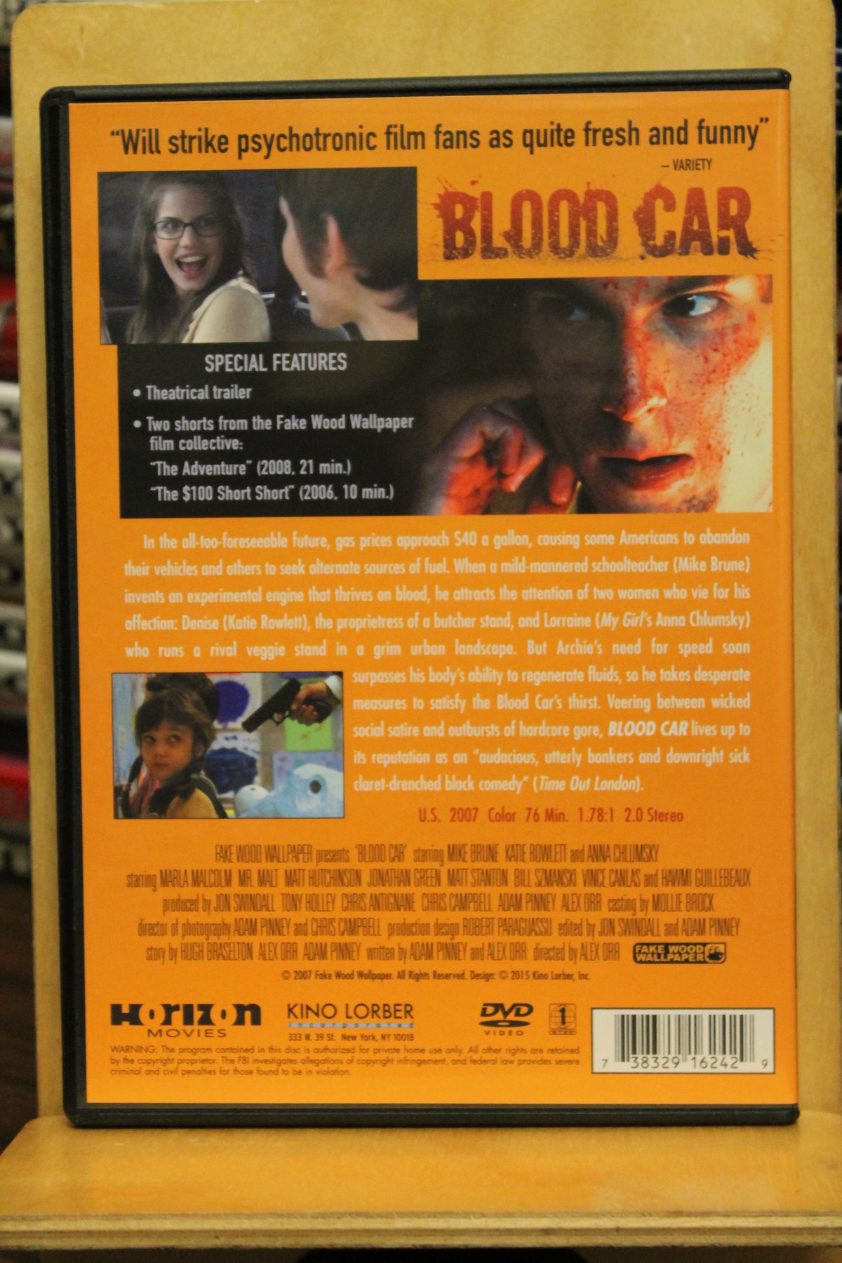 Blood Car DVD