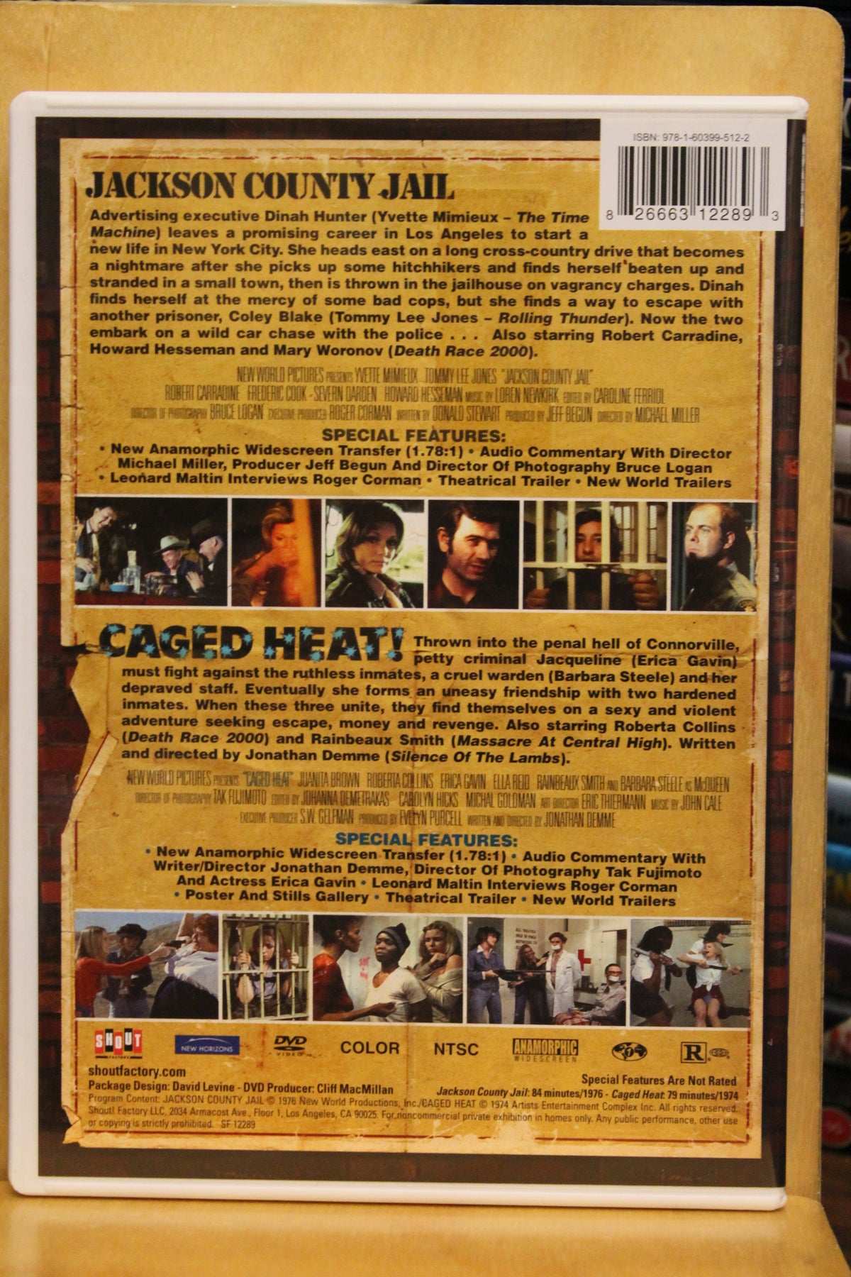 Jackson County Jail / Caged Heat (Double Feature) DVD