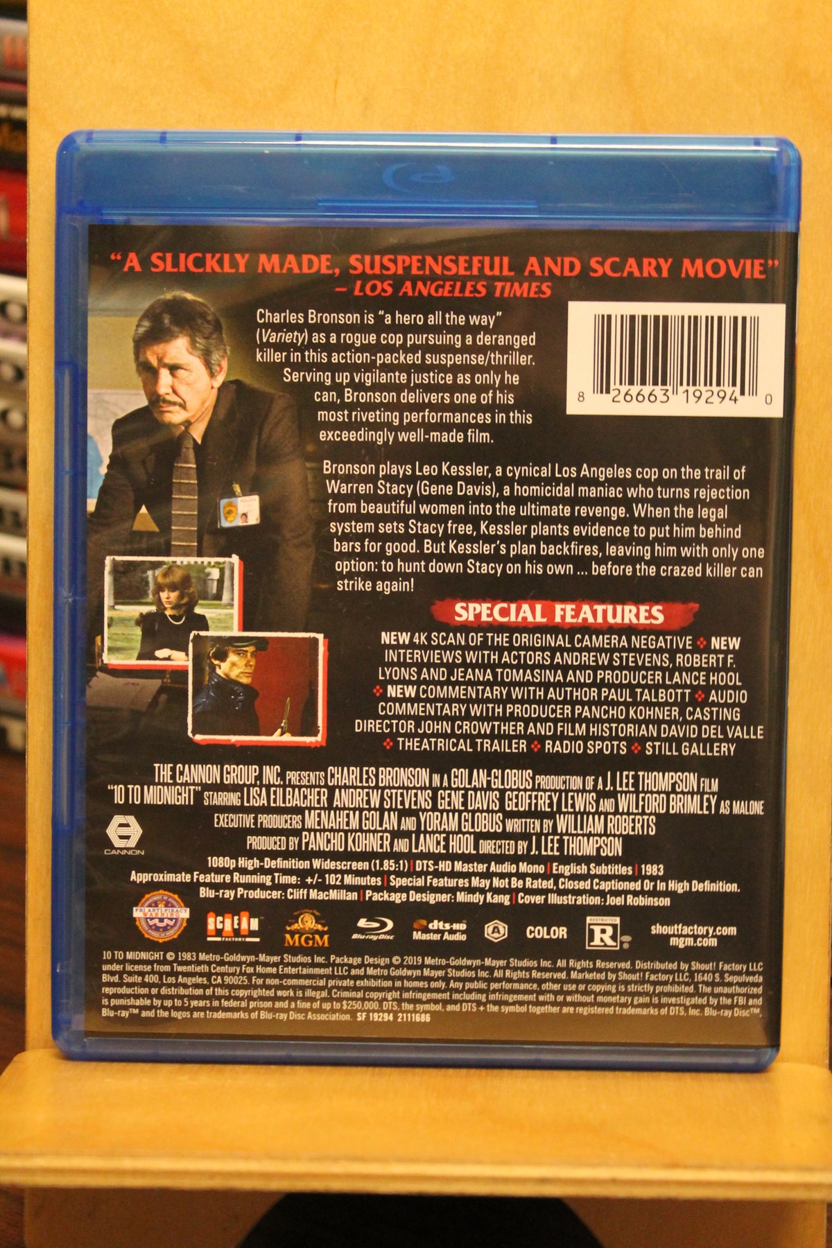 10 to Midnight Blu-ray