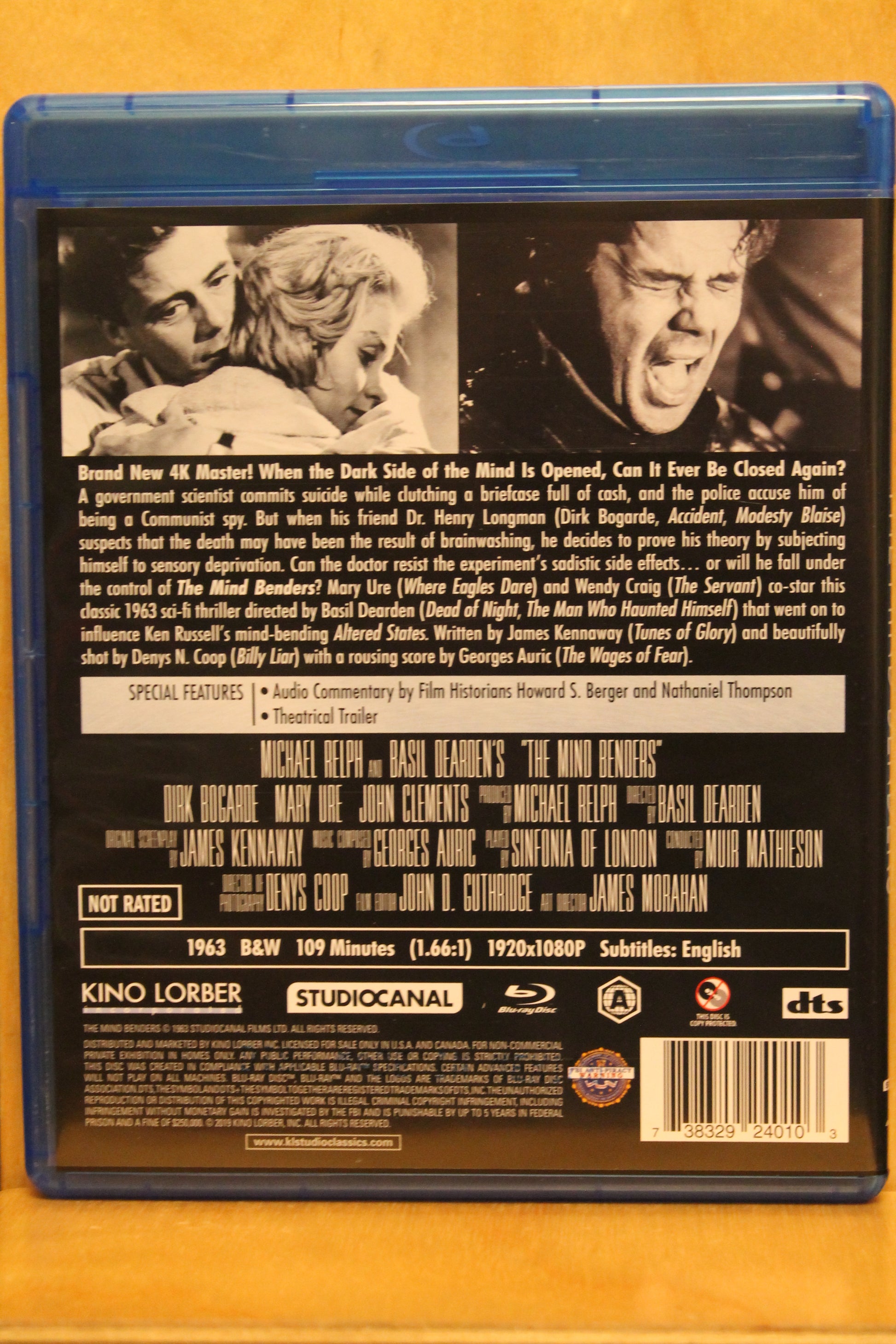 The Mind Benders Blu-ray