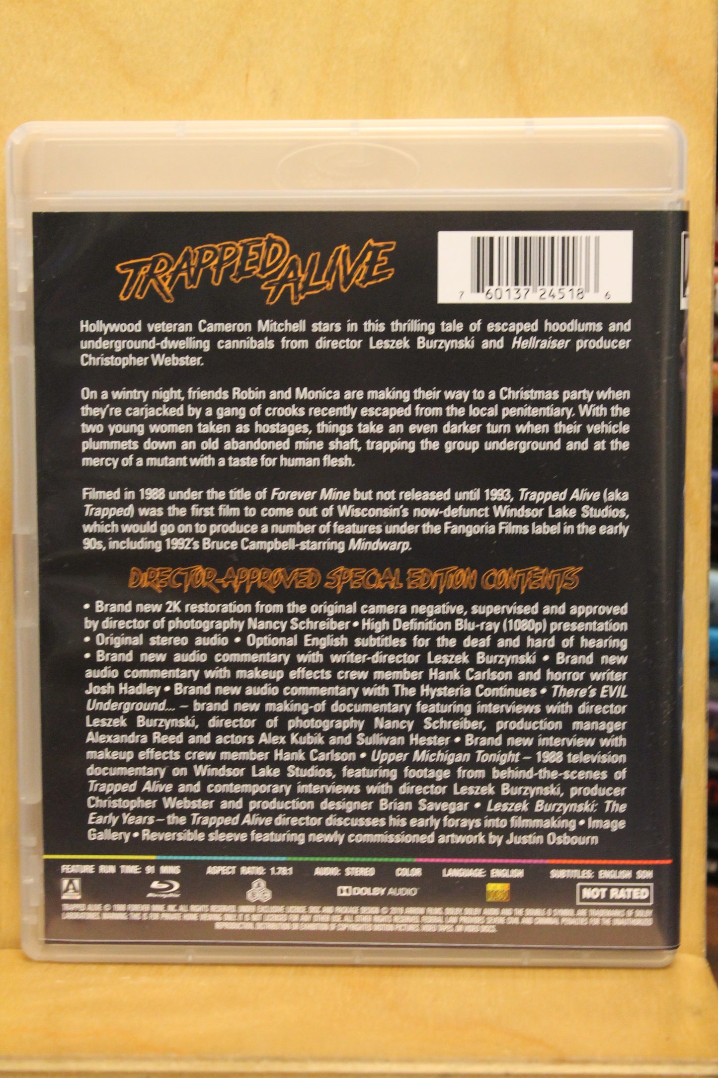 Trapped Alive Blu-ray