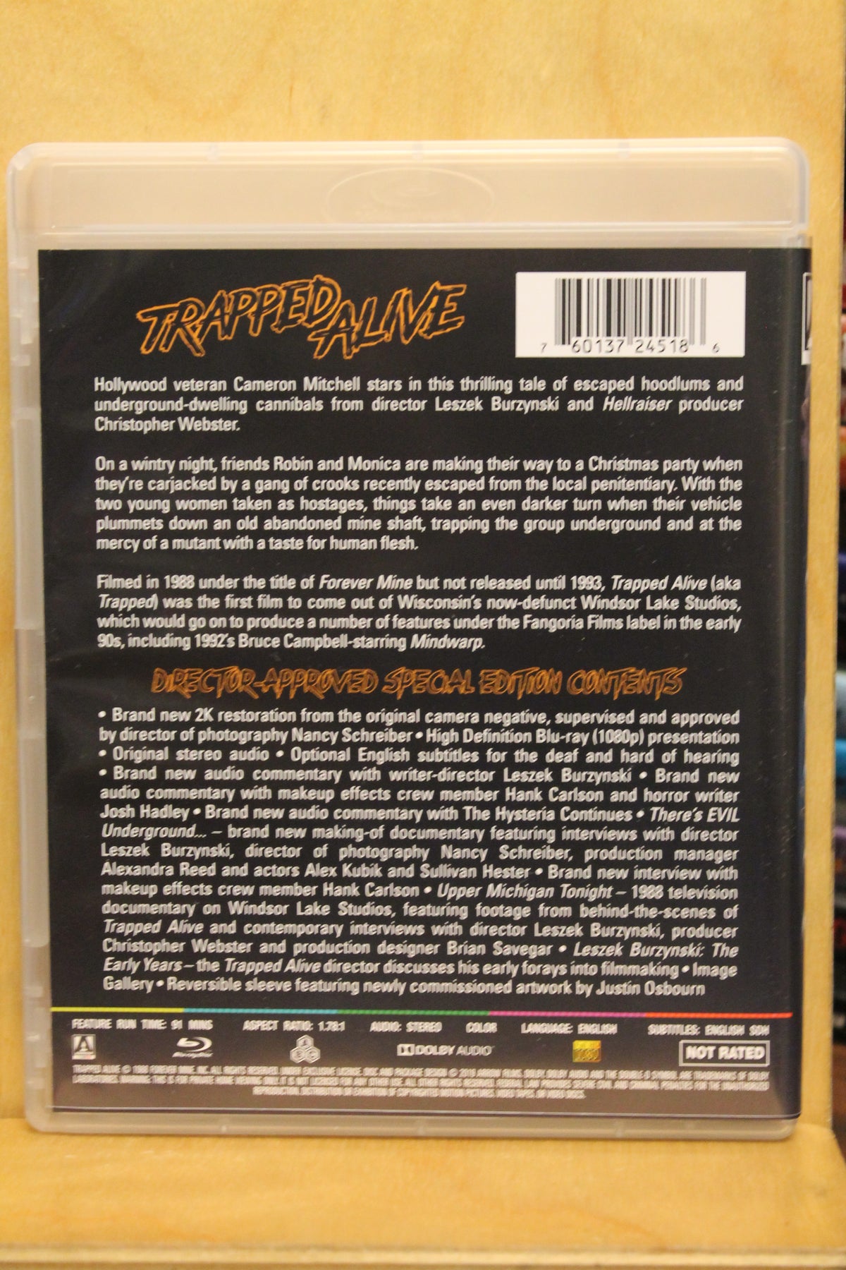 Trapped Alive Blu-ray