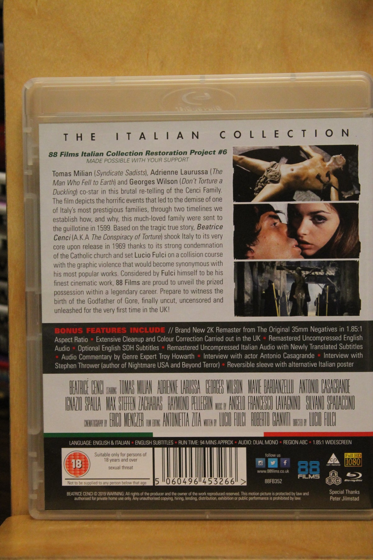 The Conspiracy of Torture Blu-ray
