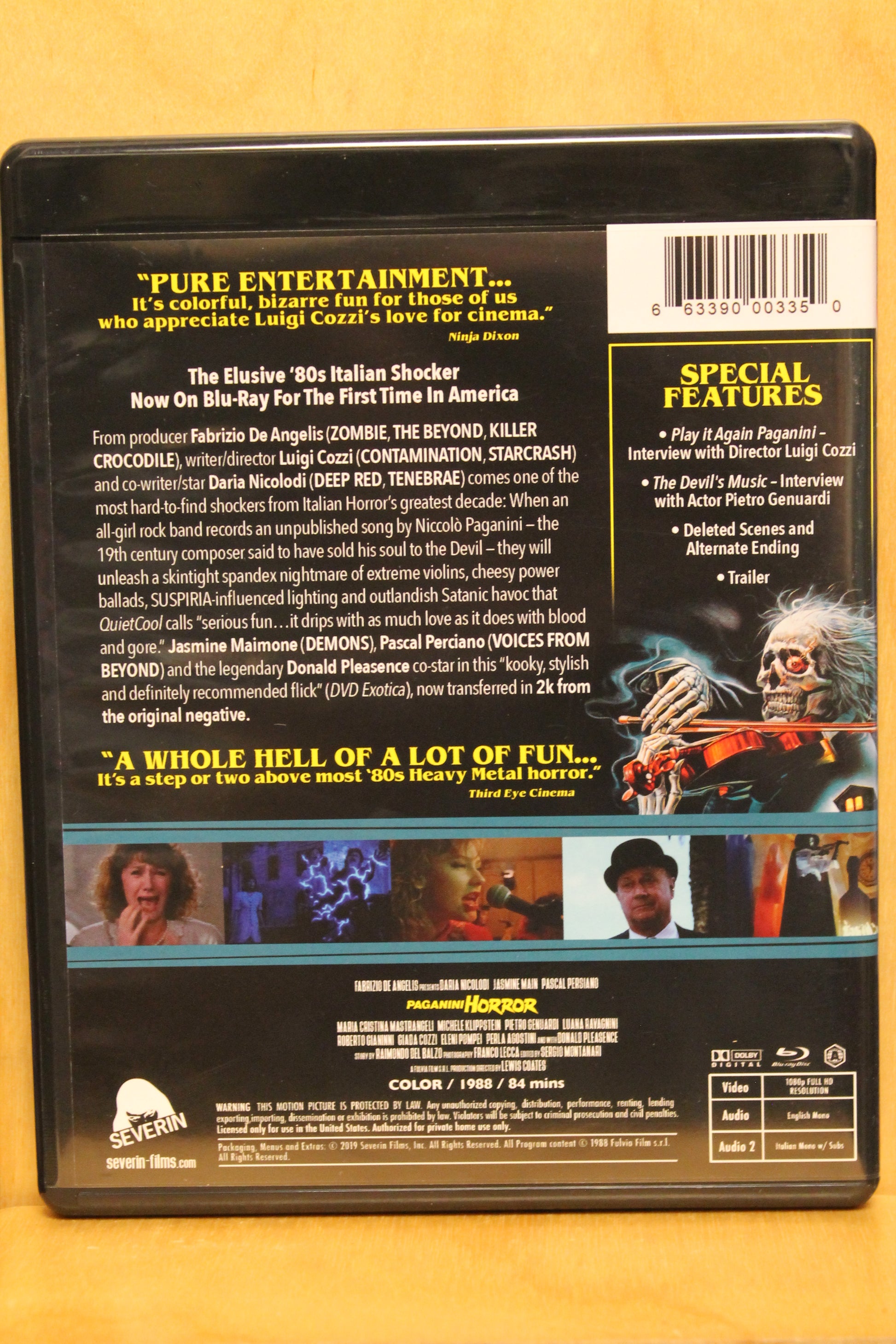 Paganini Horror Blu-ray