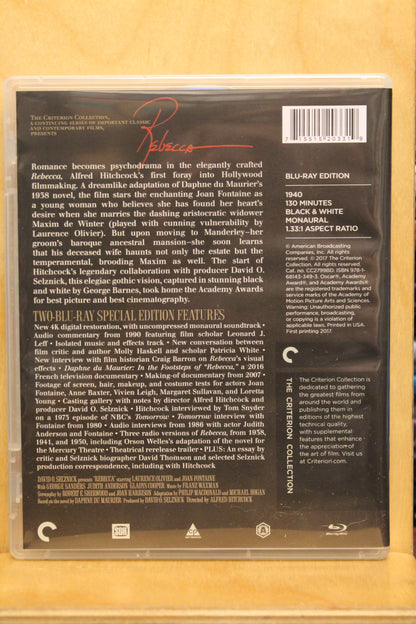 Rebecca Blu-ray