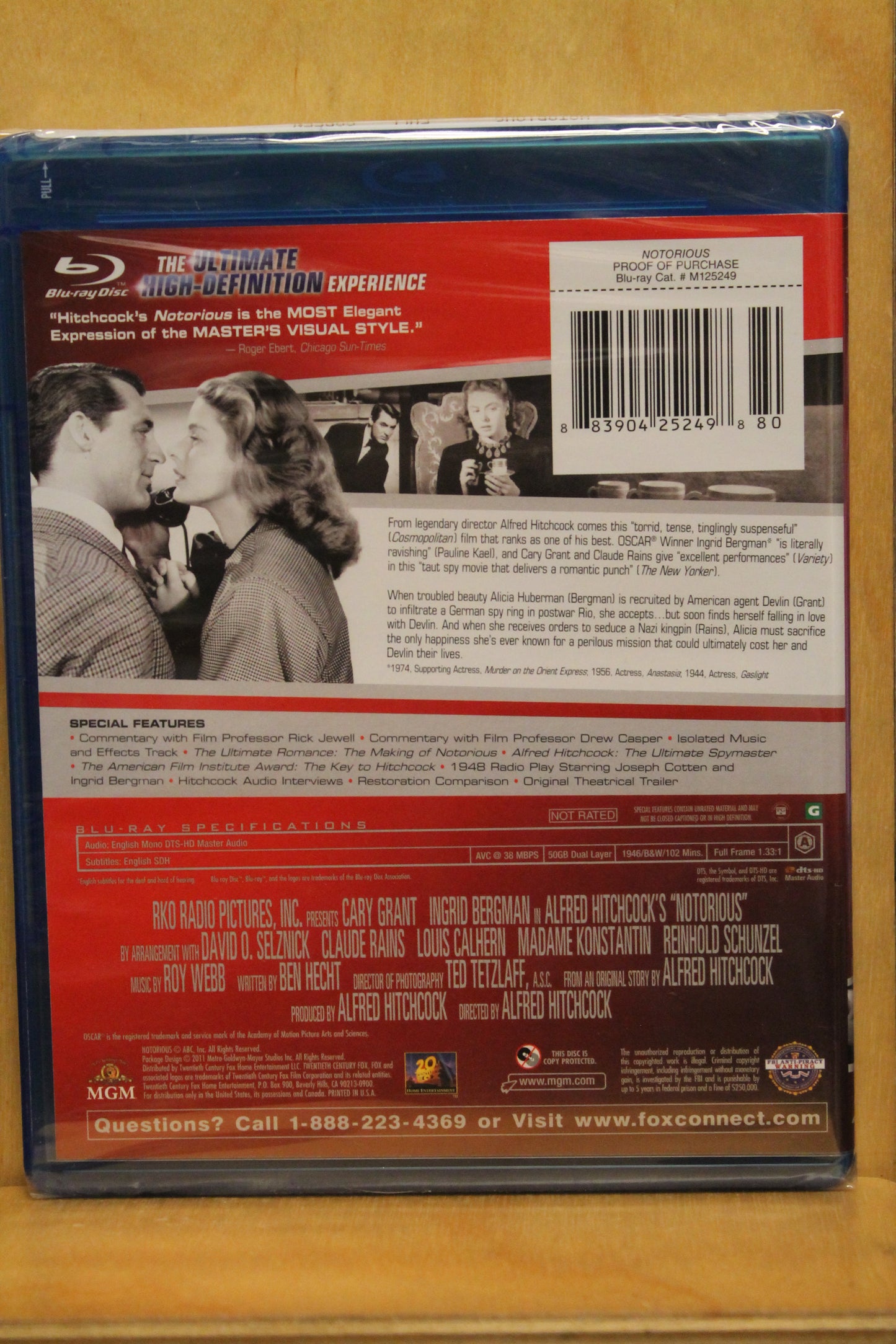 Notorious Blu-ray