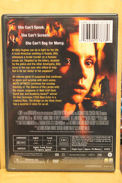 Mute Witness DVD