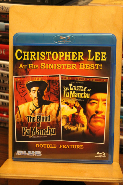 Christopher Lee at His Sinister Best! Double Feature: The Blood of Fu Manchu & The Castle of Fu Manchu Blu-ray