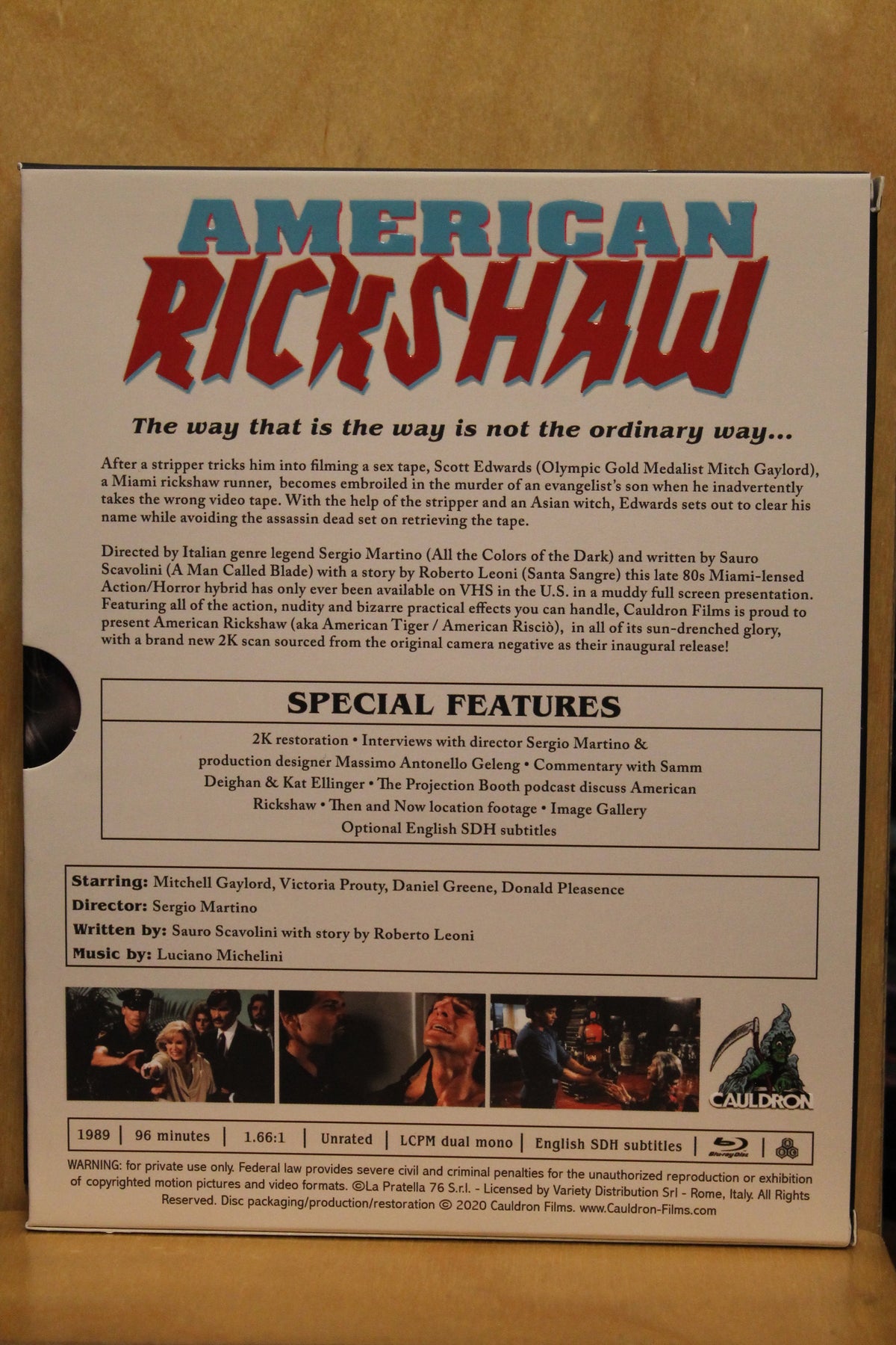 American Rickshaw Blu-ray