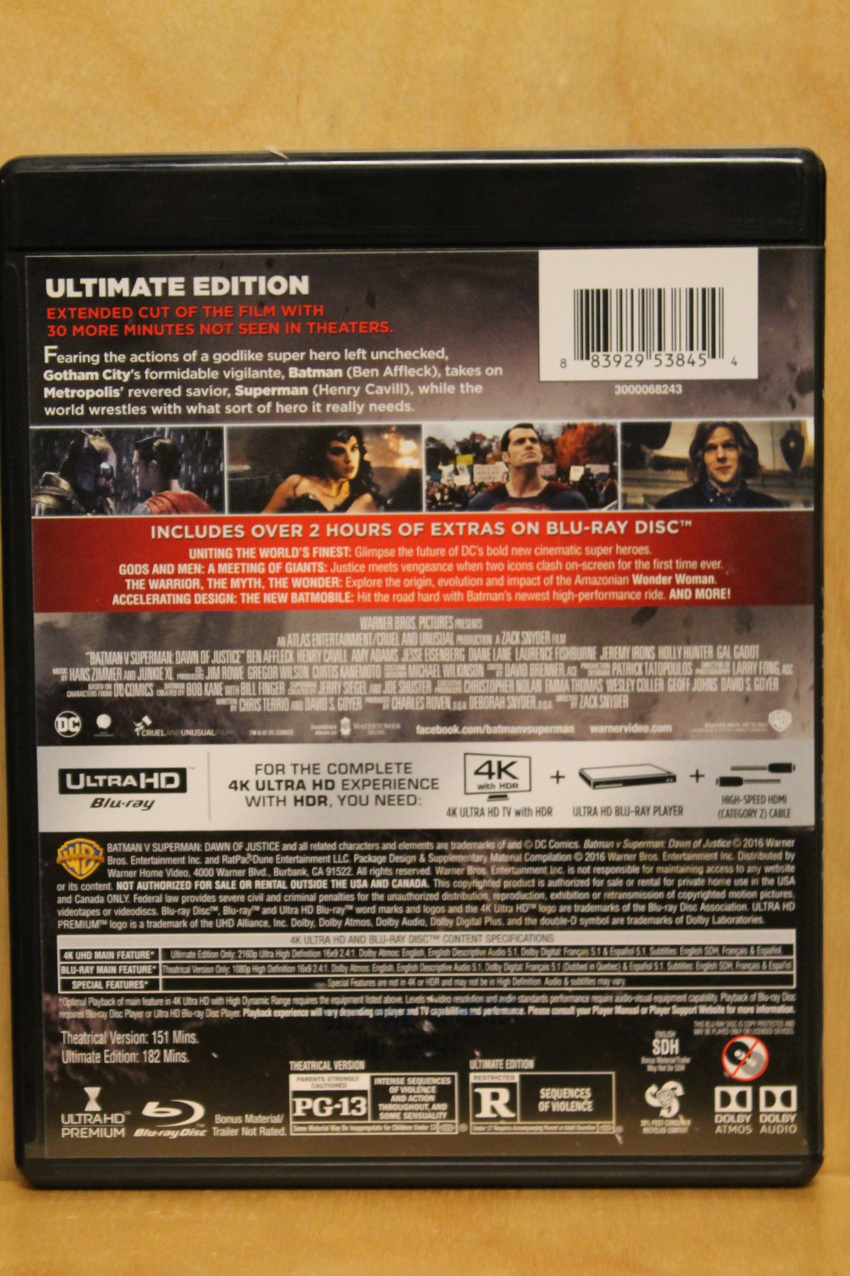Batman v Superman: Dawn of Justice 4K UHD