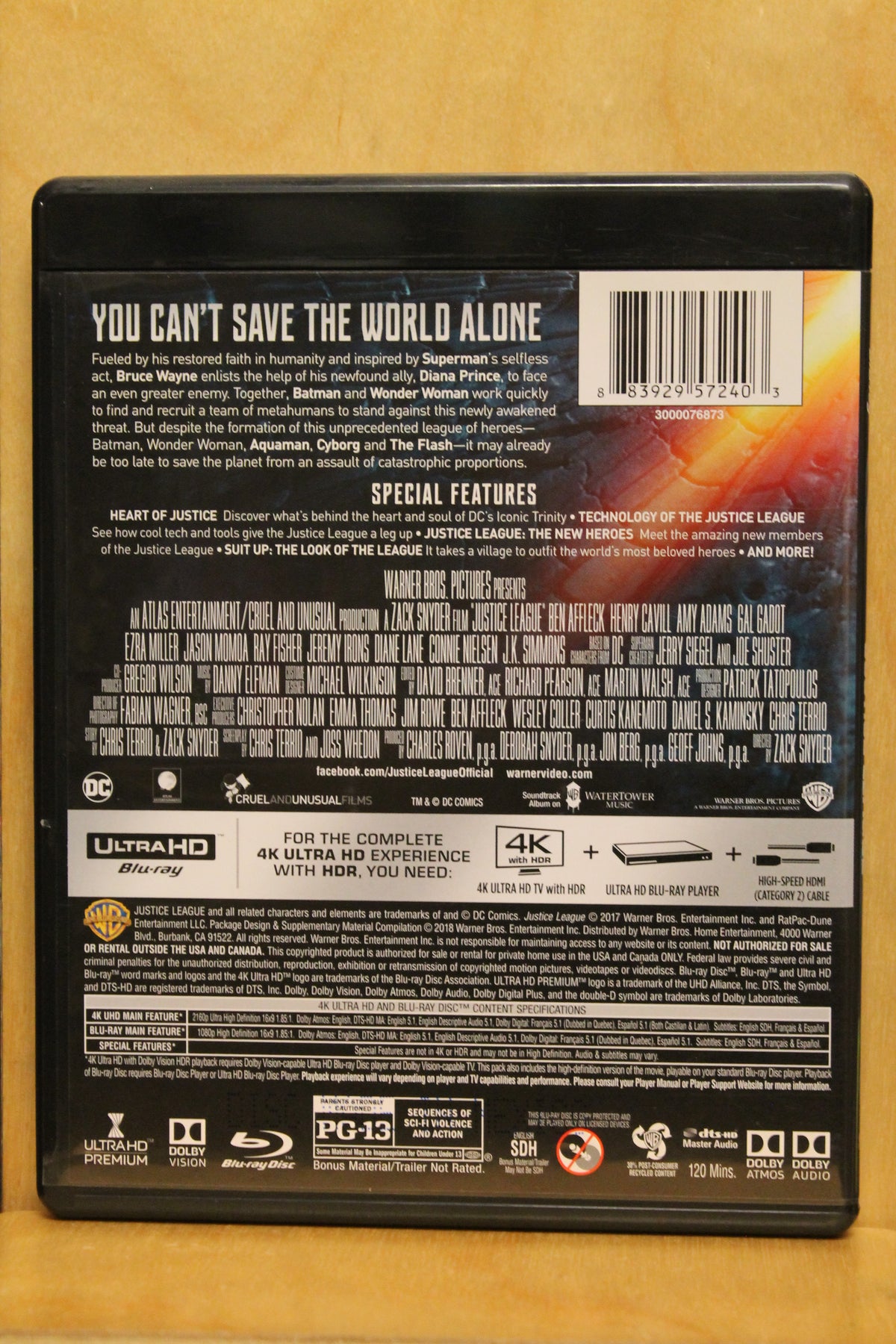 Justice League 4K UHD