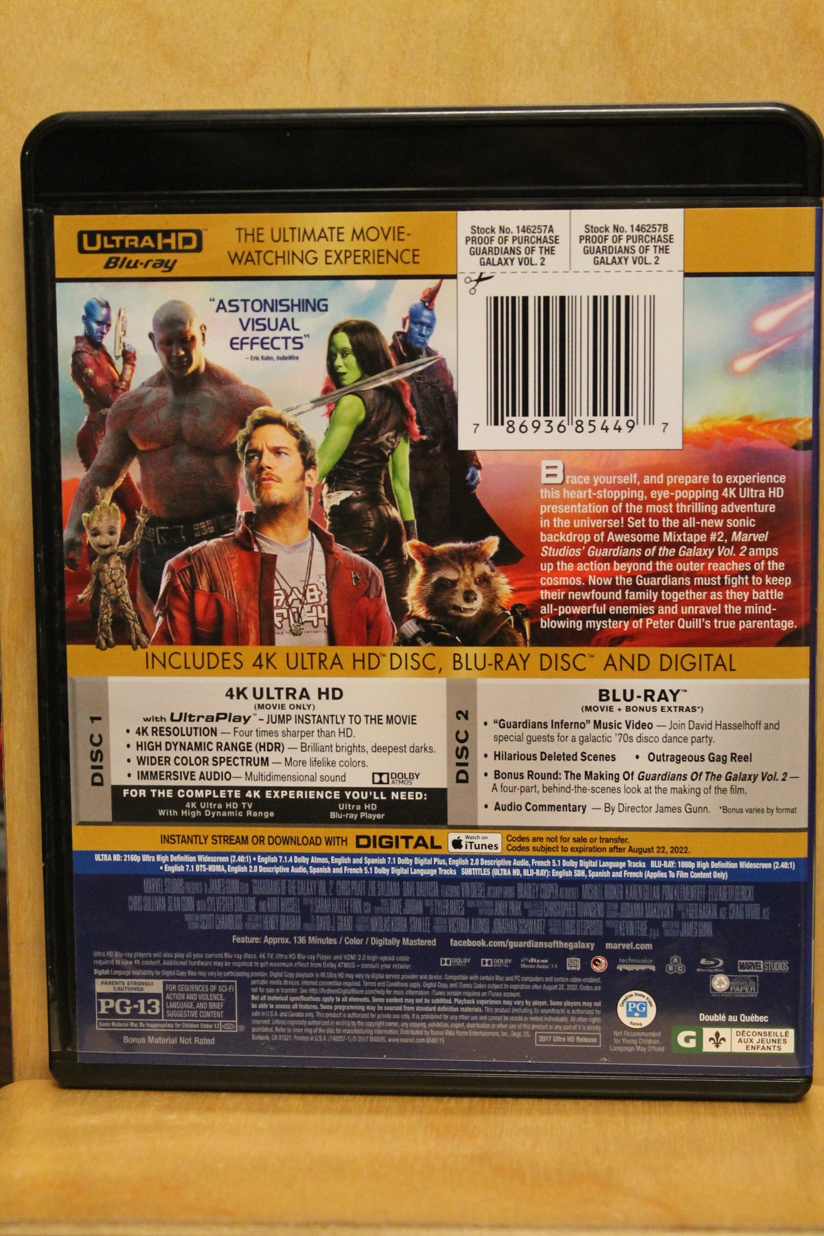 Guardians of the Galaxy Vol. 2 4K UHD