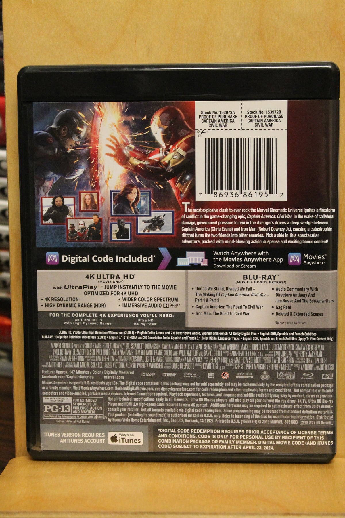 Captain America: Civil War 4K UHD
