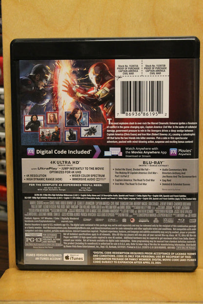 Captain America: Civil War 4K UHD