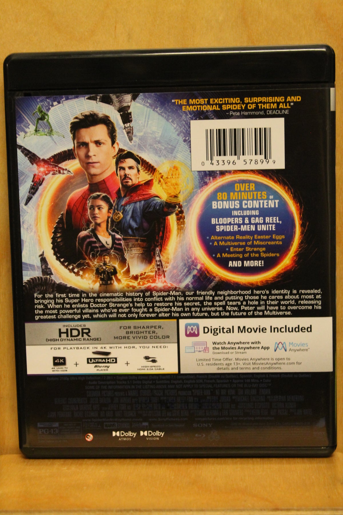 Spider-Man: No Way Home 4K UHD