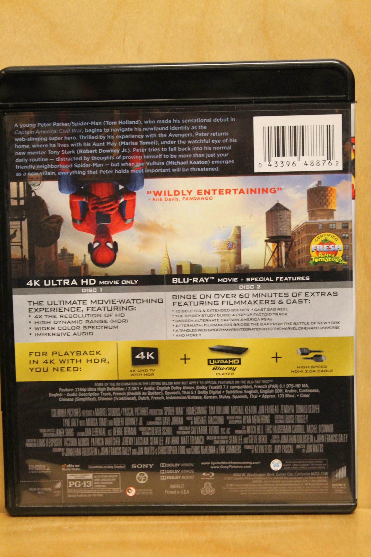 Spider-Man: Homecoming 4K UHD