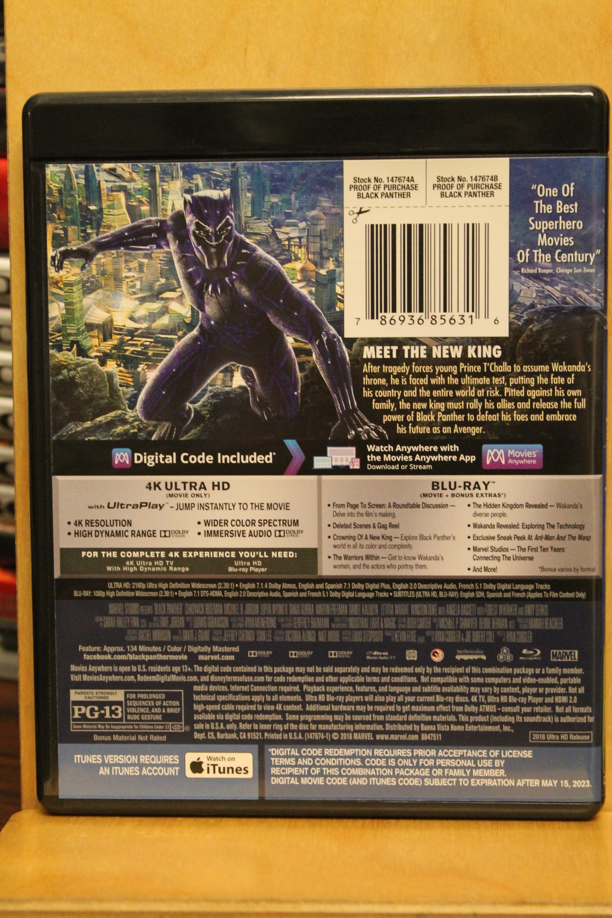 Black Panther 4K UHD