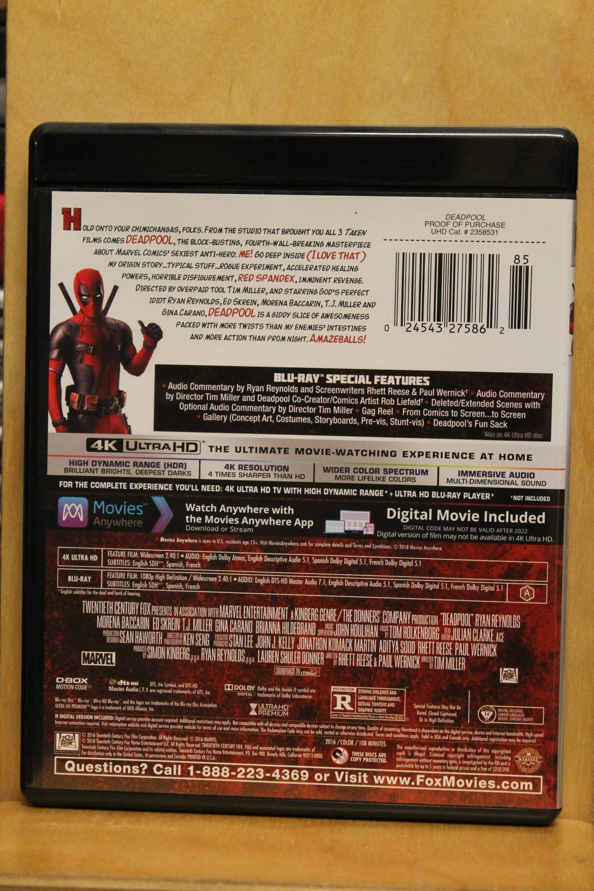 Deadpool 4K UHD