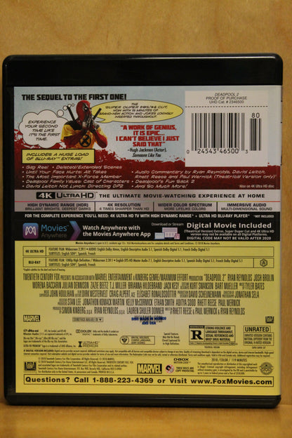 Deadpool 2 4K UHD