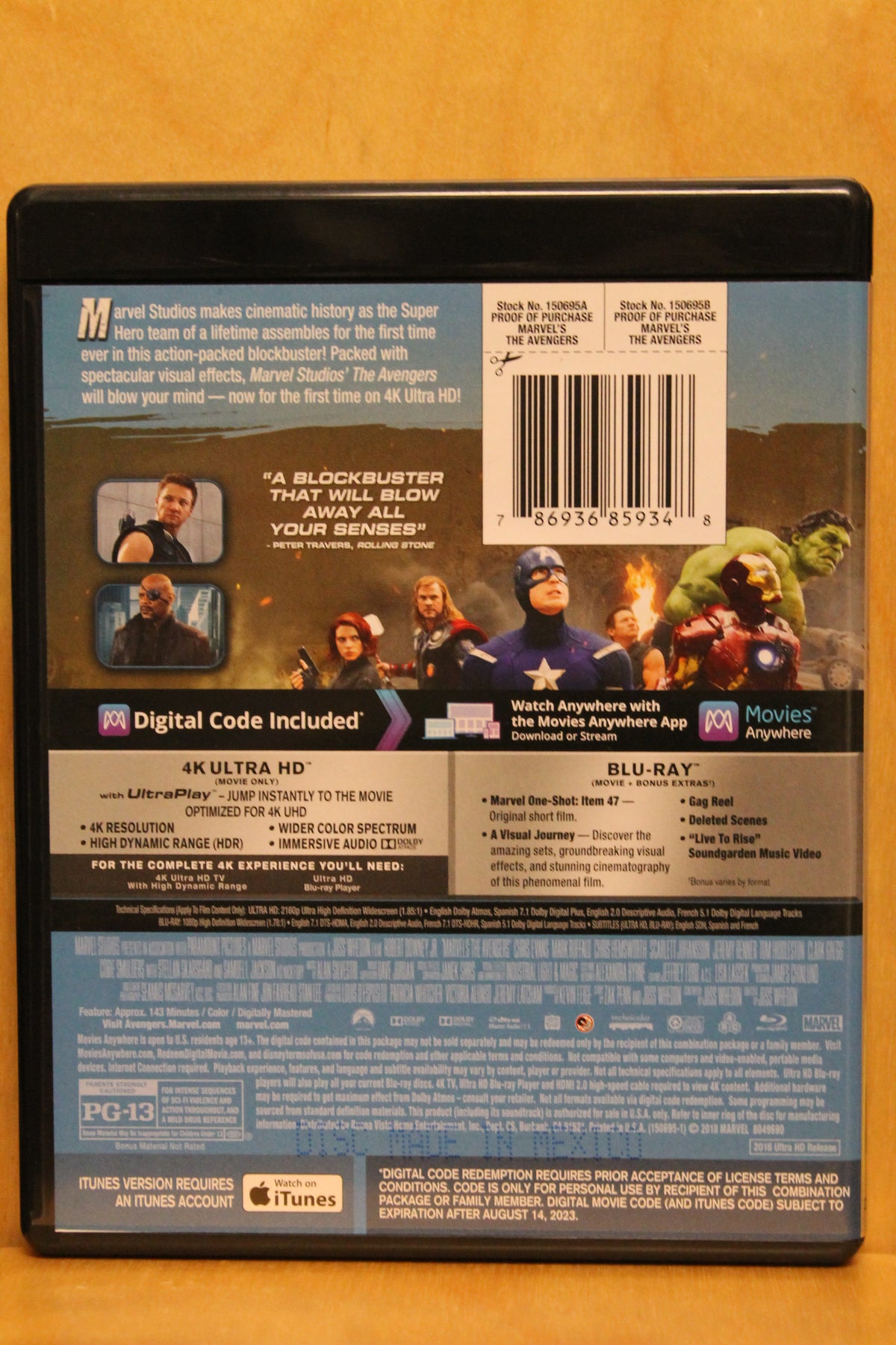 The Avengers 4K UHD