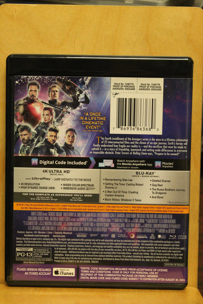 Avengers: Endgame 4K UHD