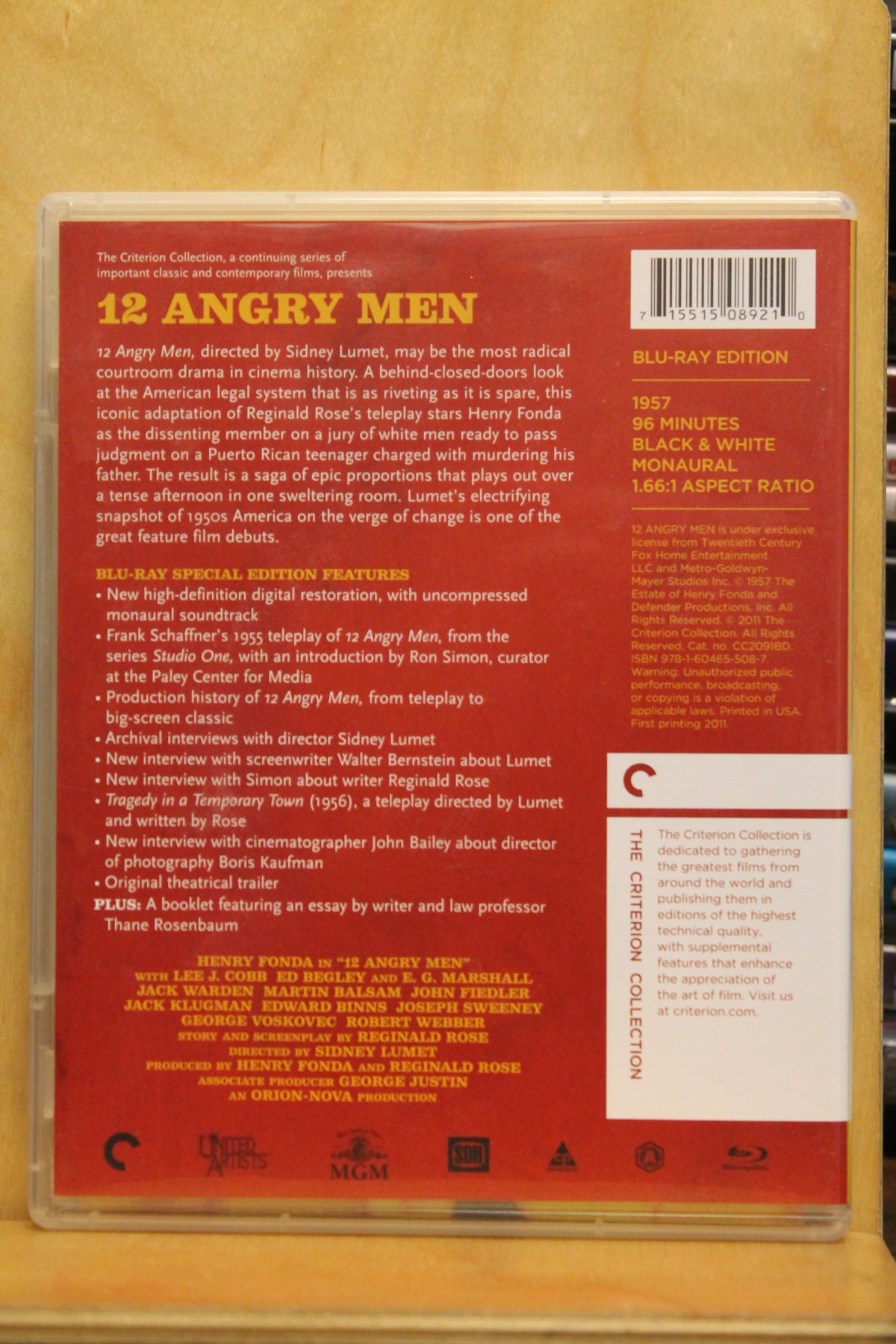 12 Angry Men Blu-ray
