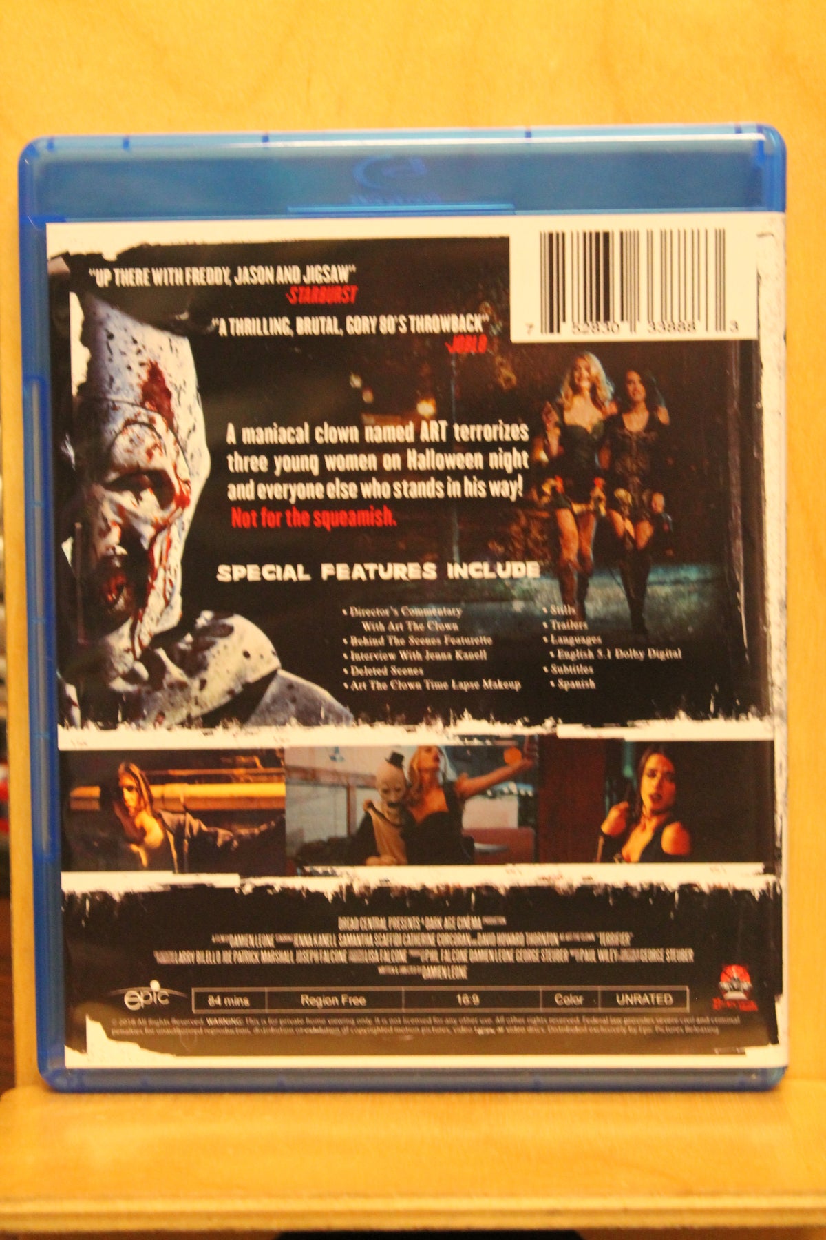 Terrifier Blu-ray