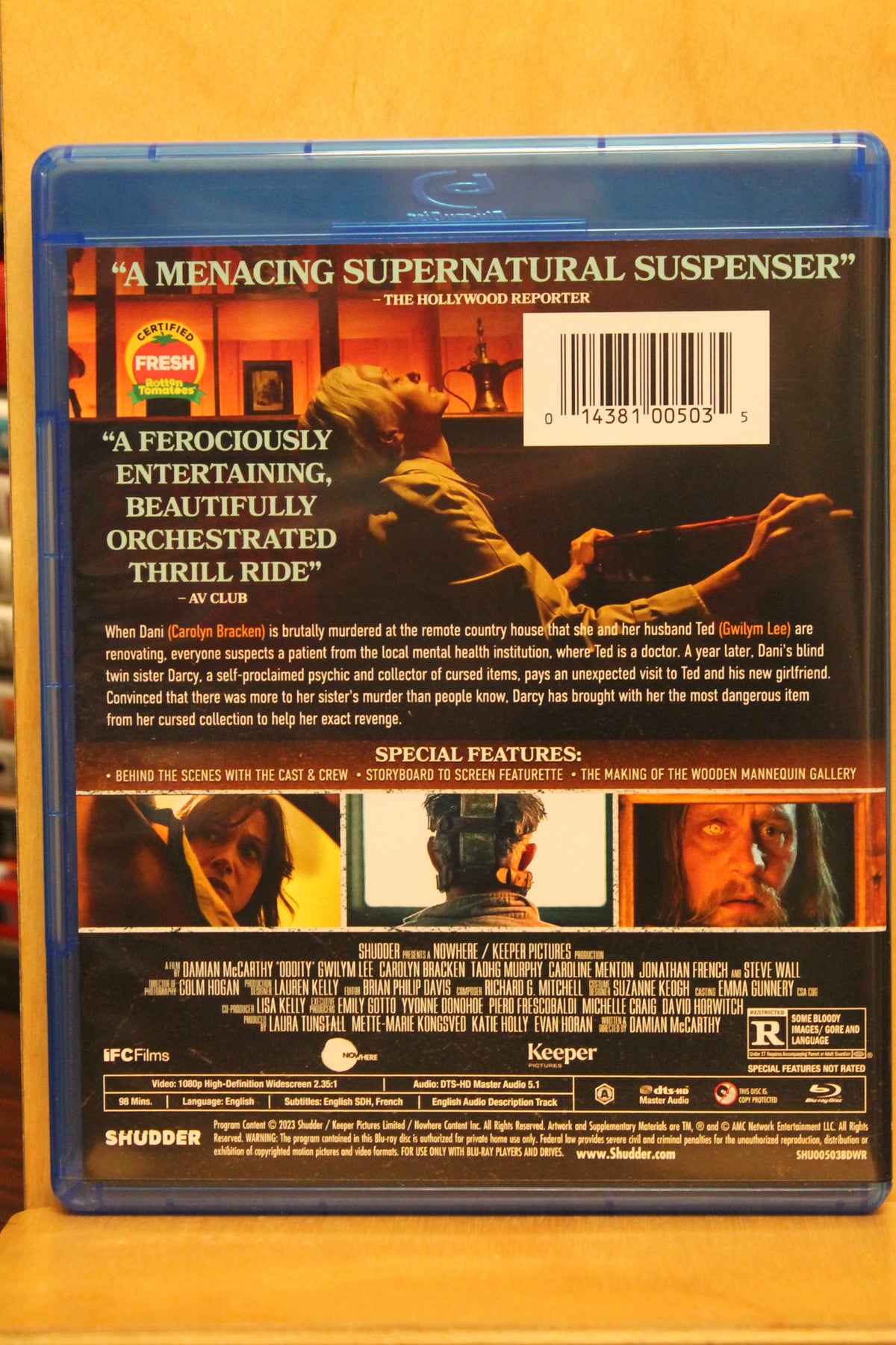 Oddity Blu-ray