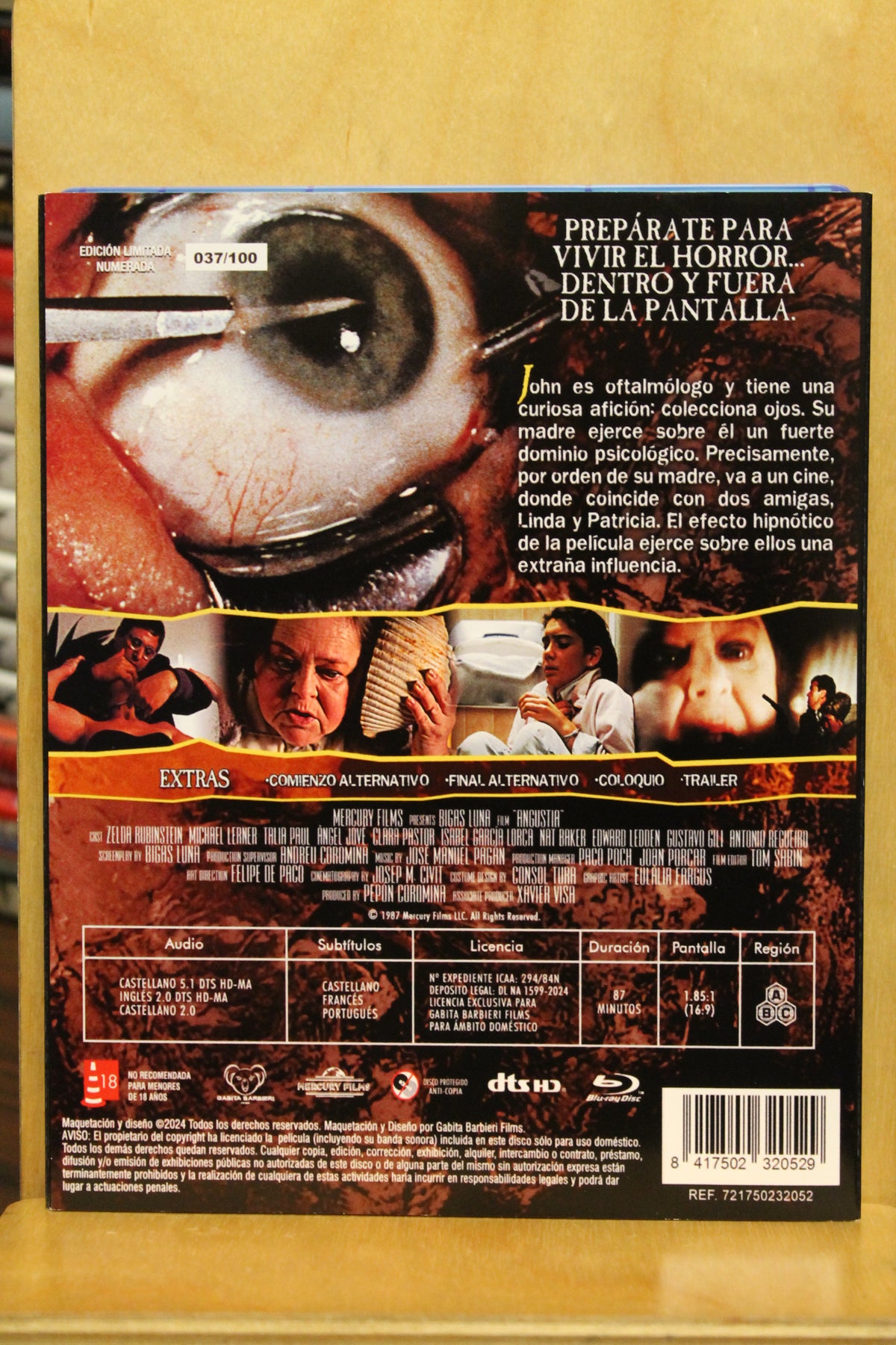 Anguish Blu-ray