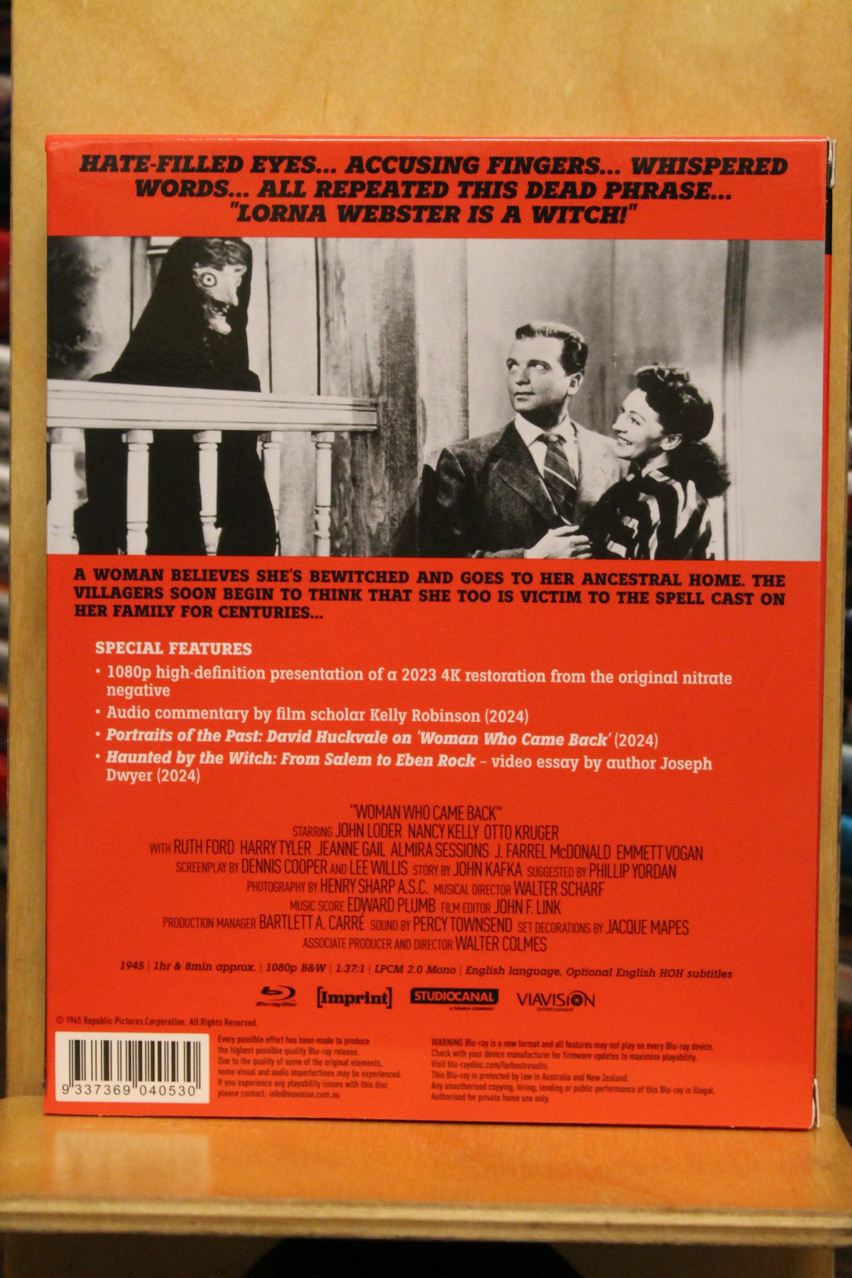 Woman Who Came Back Blu-ray