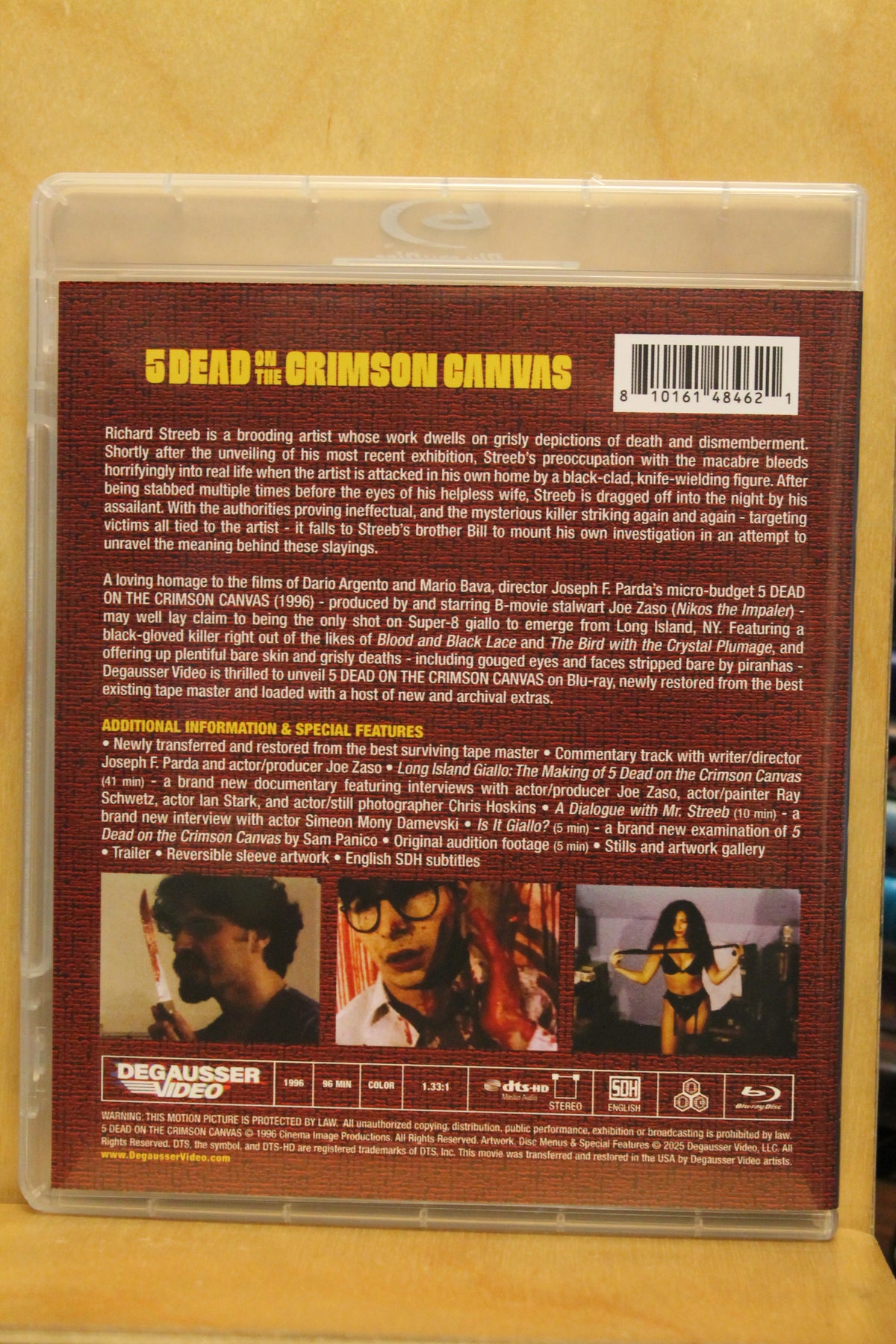 5 Dead on the Crimson Canvas Blu-ray