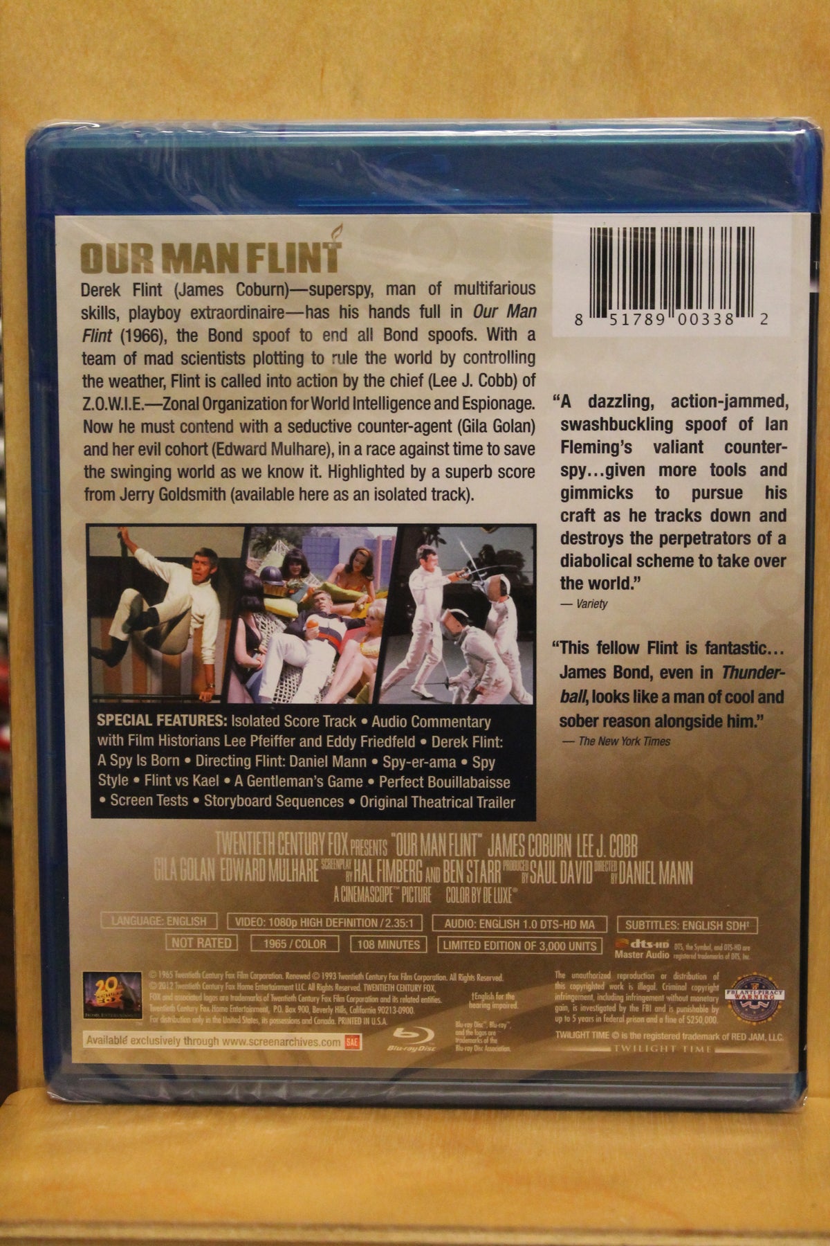 Our Man Flint Blu-ray