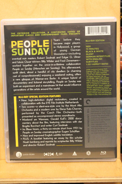 People on Sunday Blu-ray