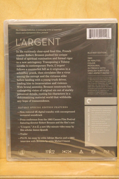 L'Argent Blu-ray