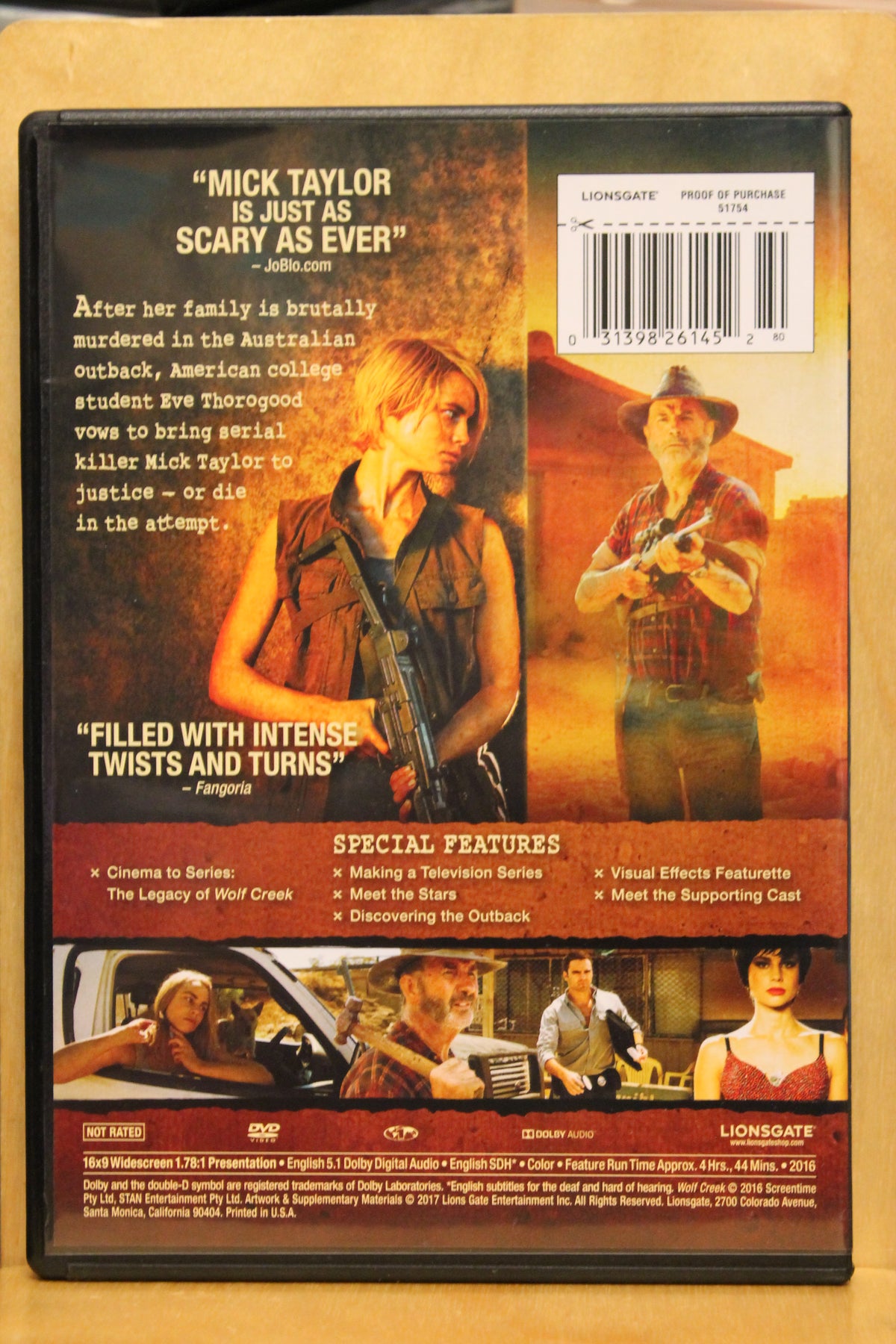 Wolf Creek DVD