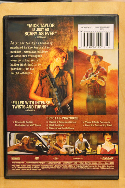 Wolf Creek DVD