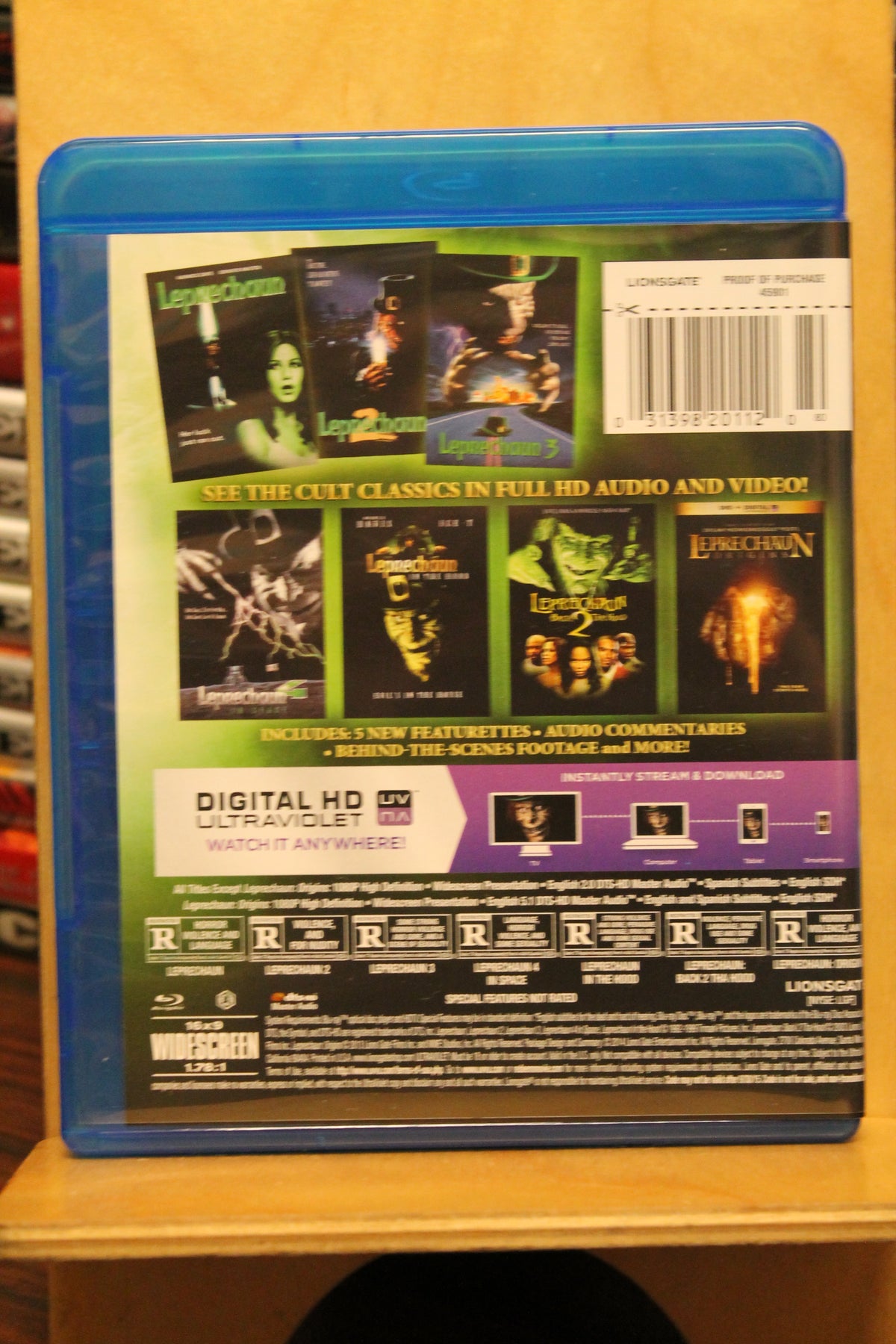 Leprechaun: The Complete Movie Collection Blu-ray