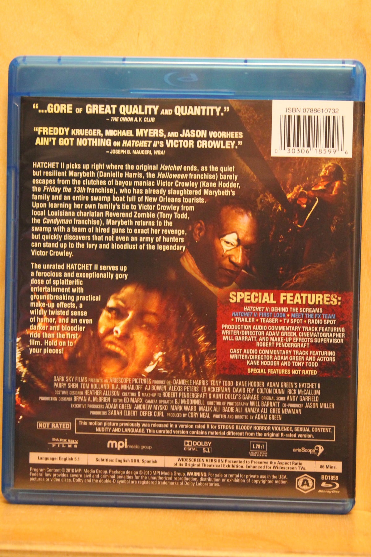 Hatchet II Blu-ray