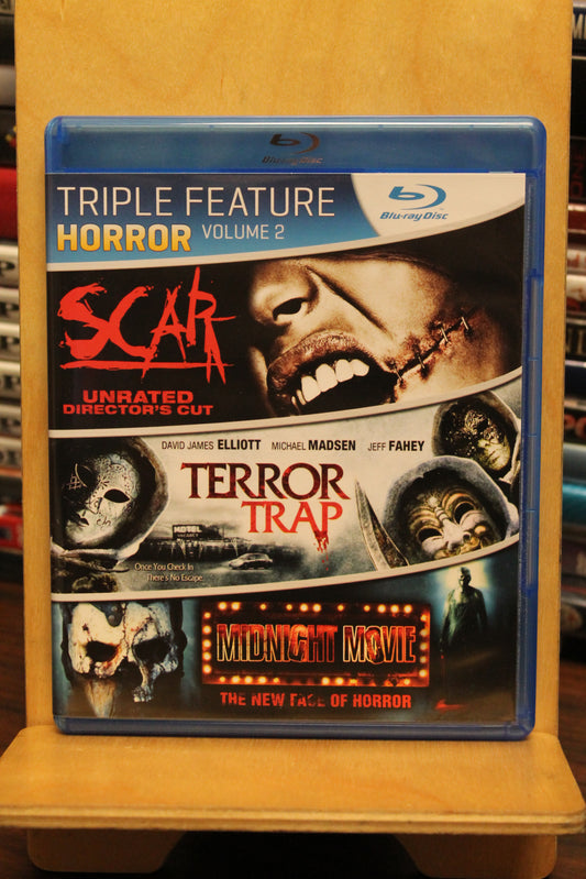 Triple Feature Horror Volume 2: Scar / Terror Trap / Midnight Movie Blu-ray