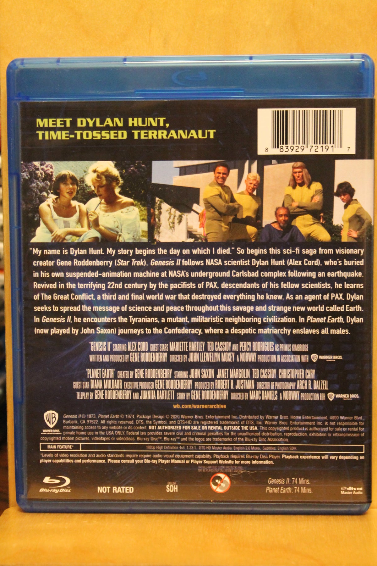 Genesis II / Planet Earth Blu-ray