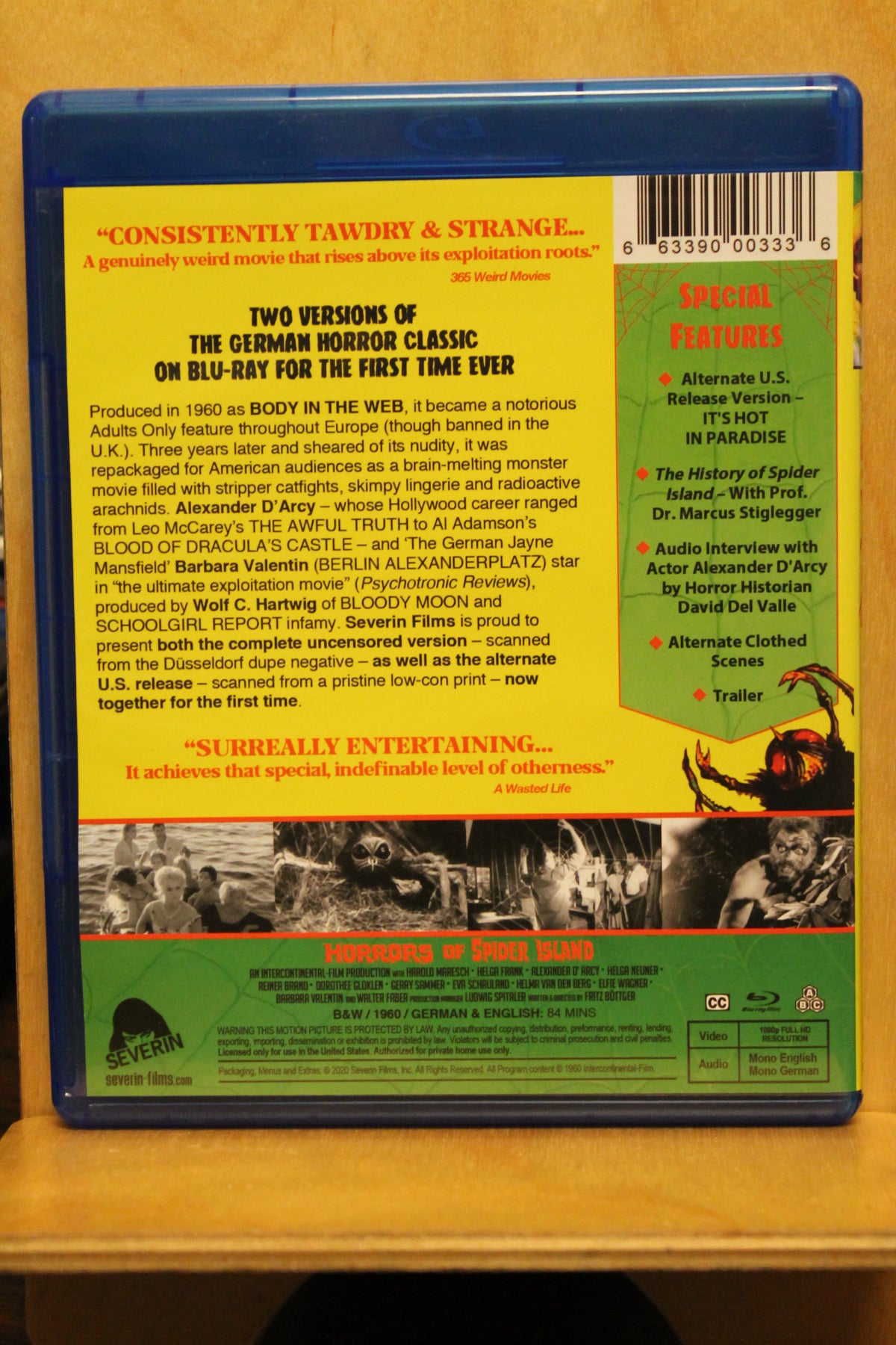 Horrors of Spider Island Blu-ray