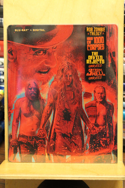 Rob Zombie Trilogy: House of 1000 Corpses, The Devil's Rejects, 3 From Hell Blu-ray