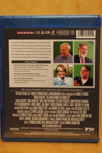 Boris Karloff: The Man Behind the Monster Blu-ray